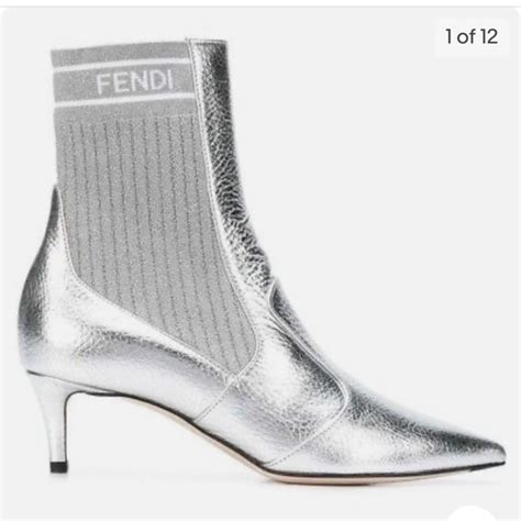 fendi scuba knit sock boots|Fendi boots for women.